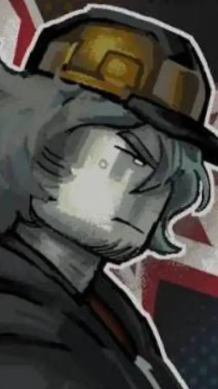 ai character: 🦺🖤Builderman!🖤🦺 background