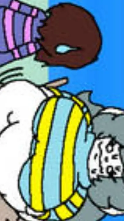ai character: temmie gordita  background