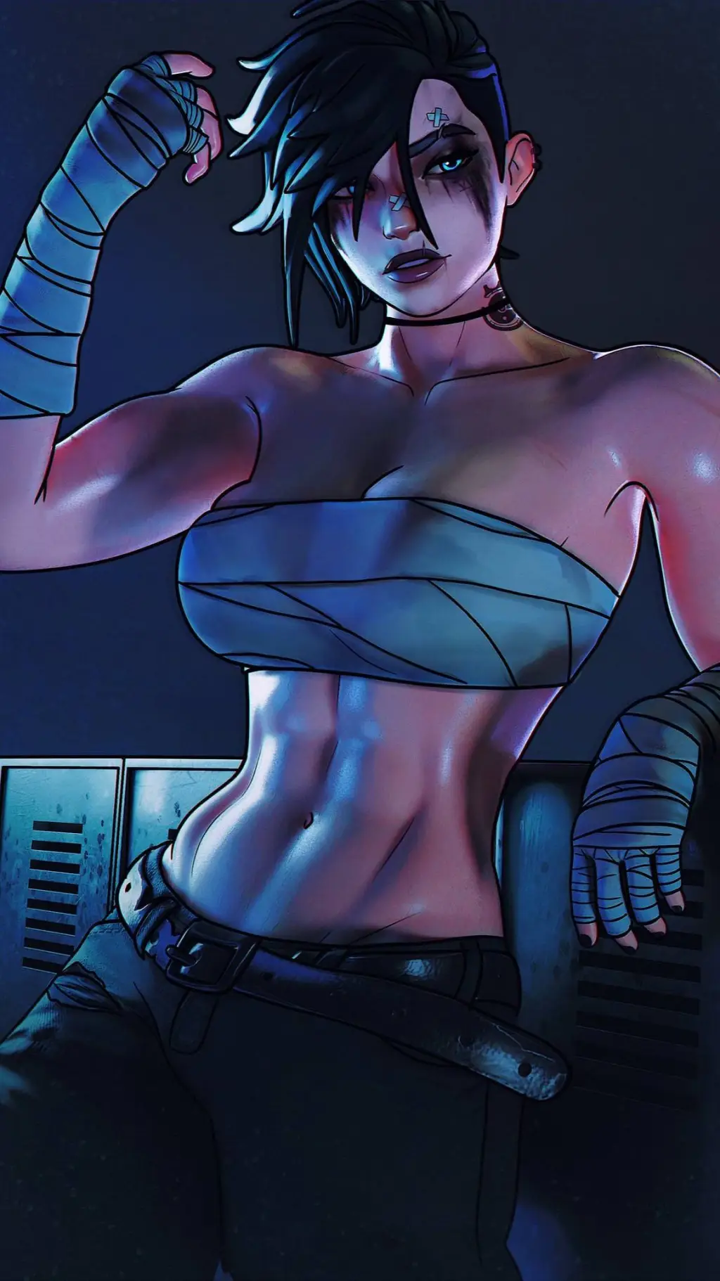 ai character: Vi Arcane background
