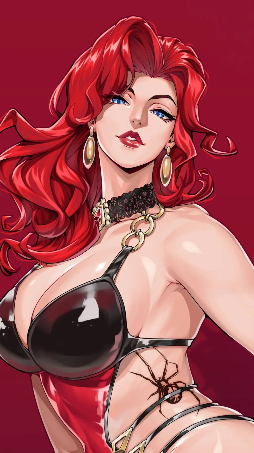 ai character: Black Widow playa background