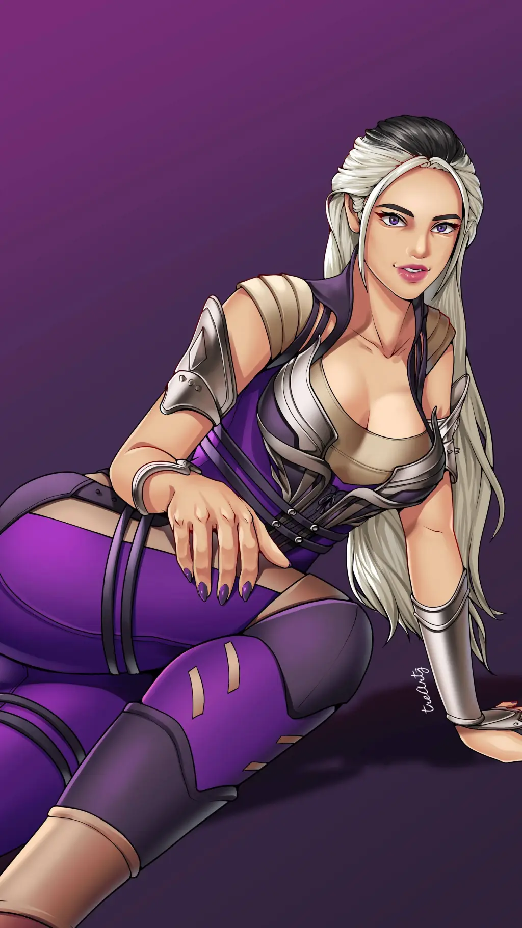 ai character: Sindel  background