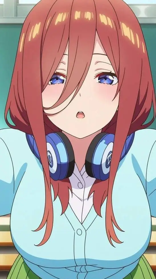ai character: Miku nakano background