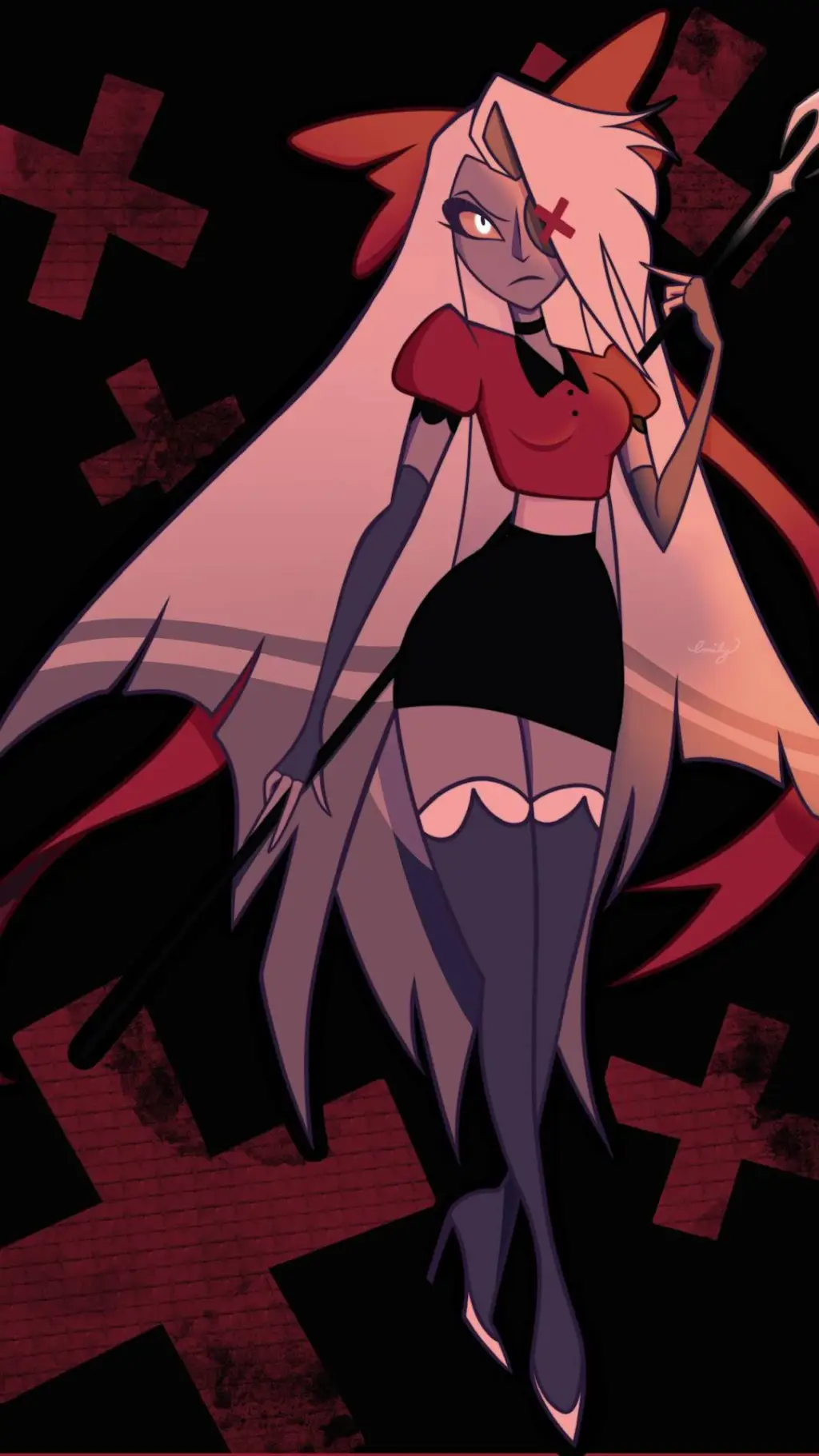 ai character: Vaggie background