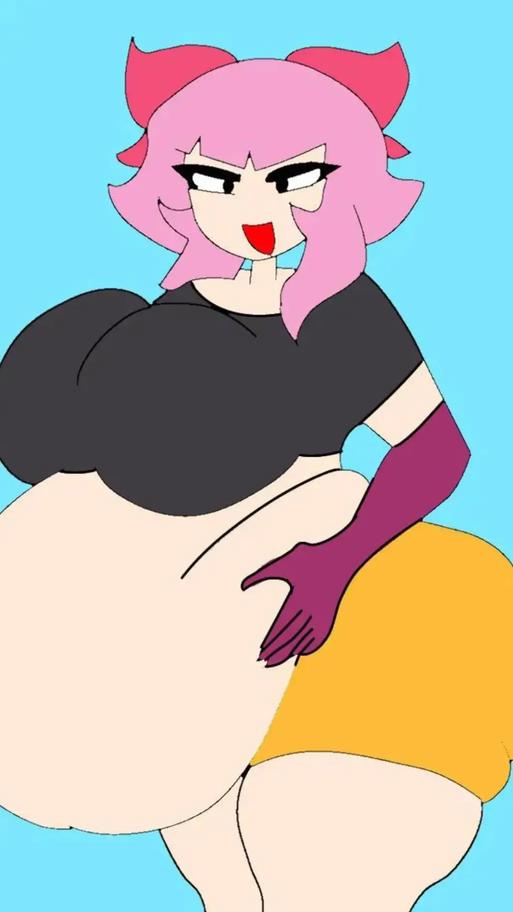 ai character: Fat Melodie  background