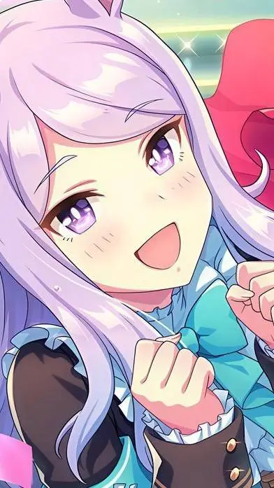 ai character: mejiro McQueen  background