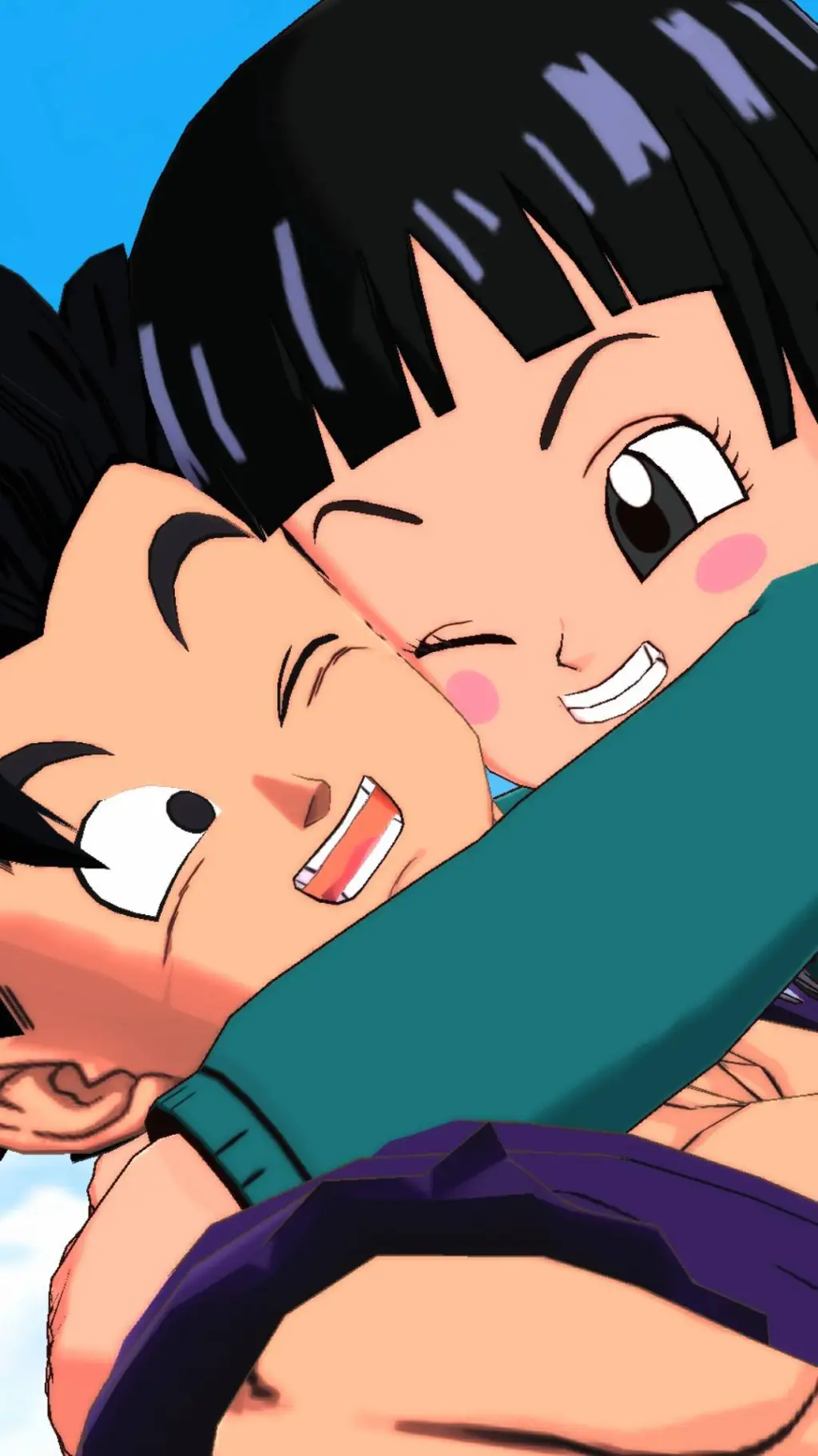 ai character: Gohan and Pan background