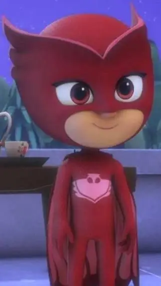ai character: owlette  background