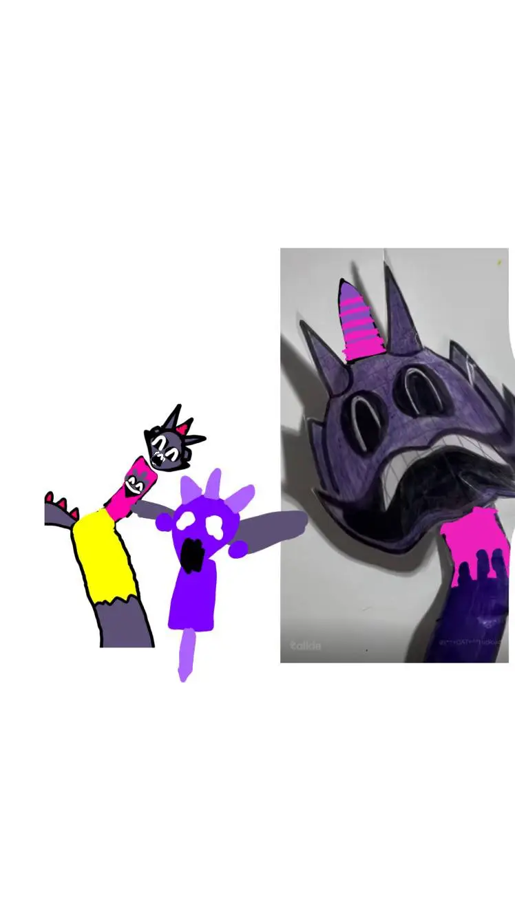 ai character: 2 Durple Girl background
