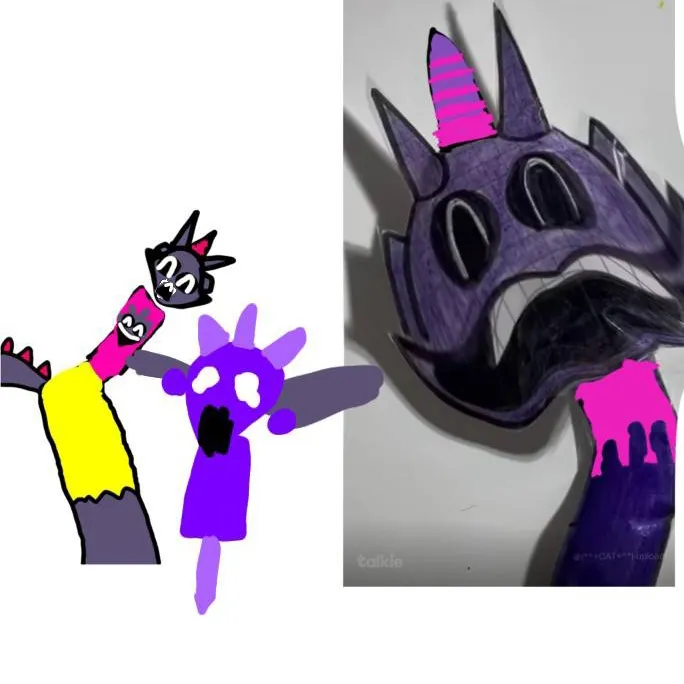 chat with ai character: 2 Durple Girl