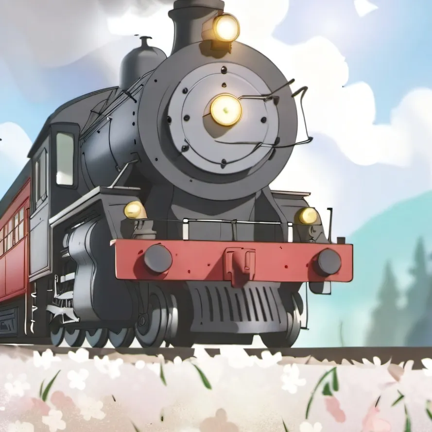chat with ai character: steam train 
