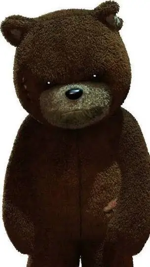 ai character: Naughty Bear background
