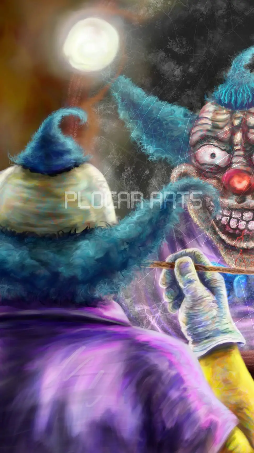 ai character: Maniac Krusty background