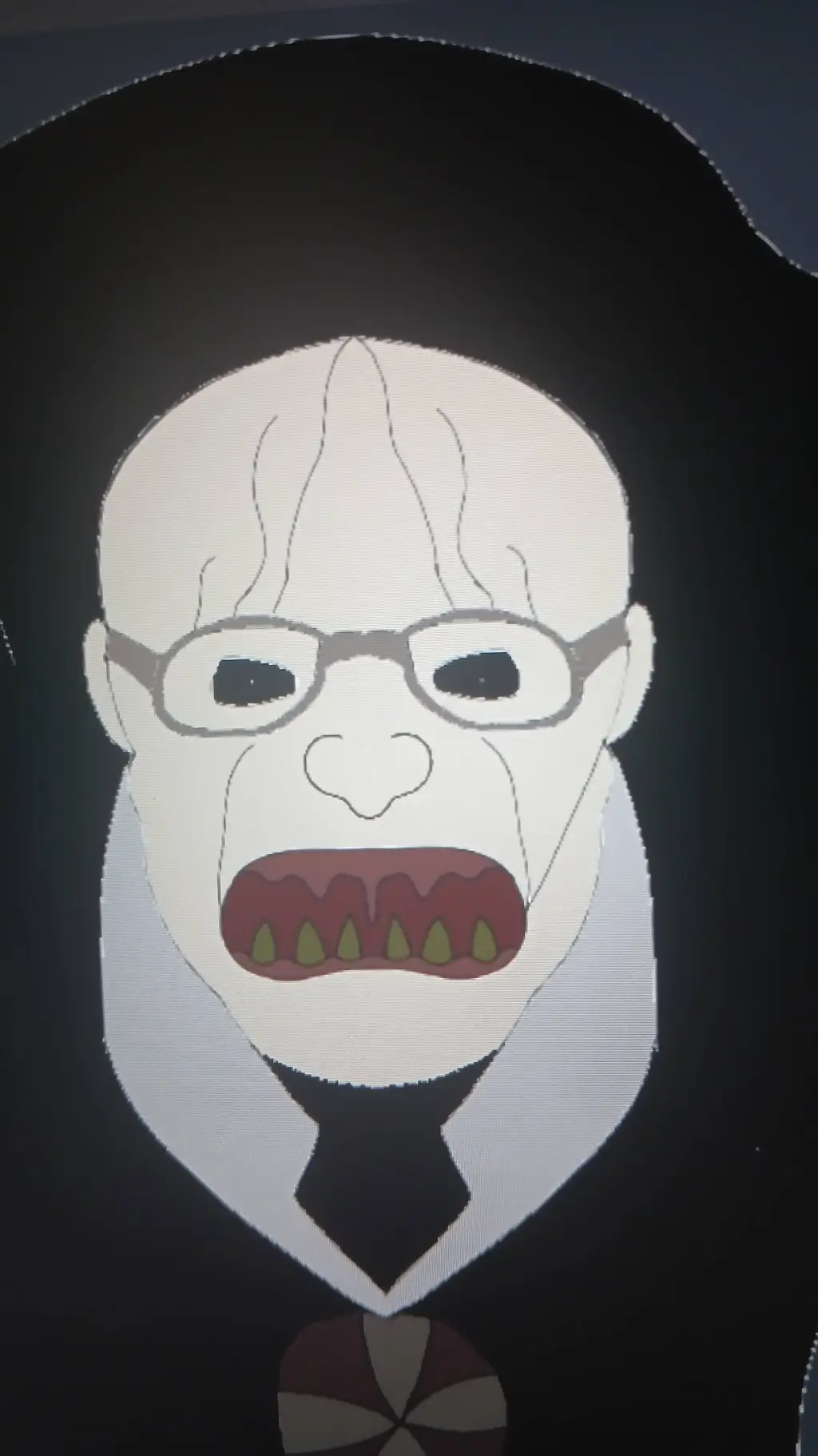 ai character: The Patriarch but background