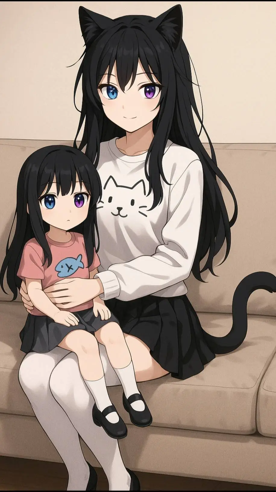 ai character: Hikari y Aoi background