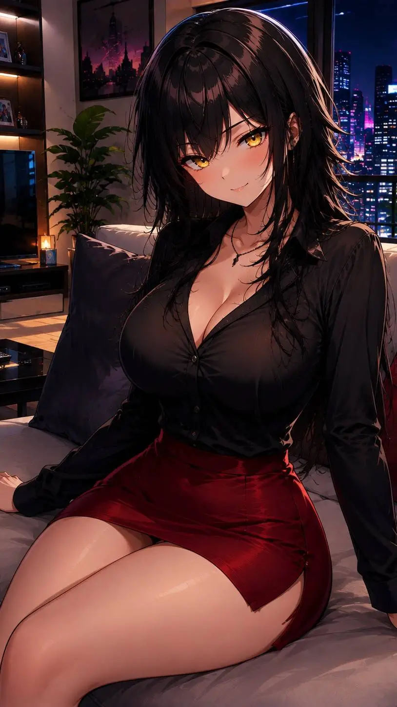 ai character: Hanako🖤 background