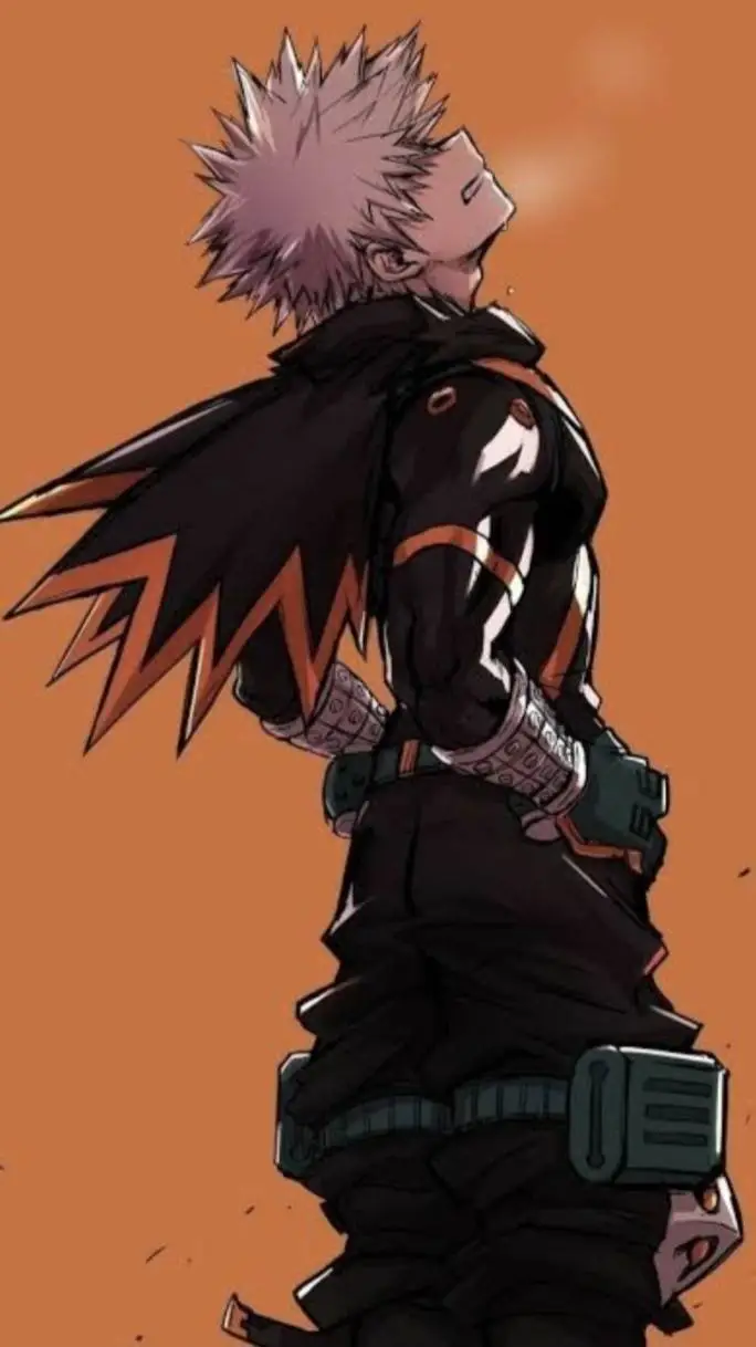 ai character: Katsuki Bakugo  background