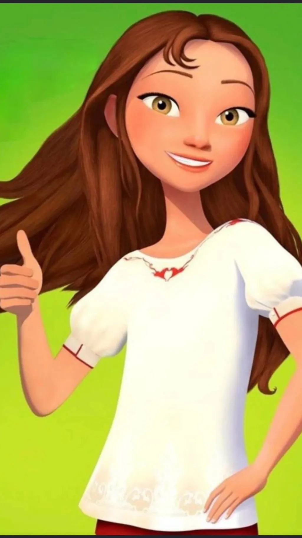 ai character: Lucky background