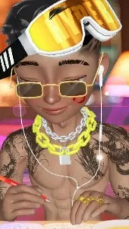 ai character: boss Johnson background