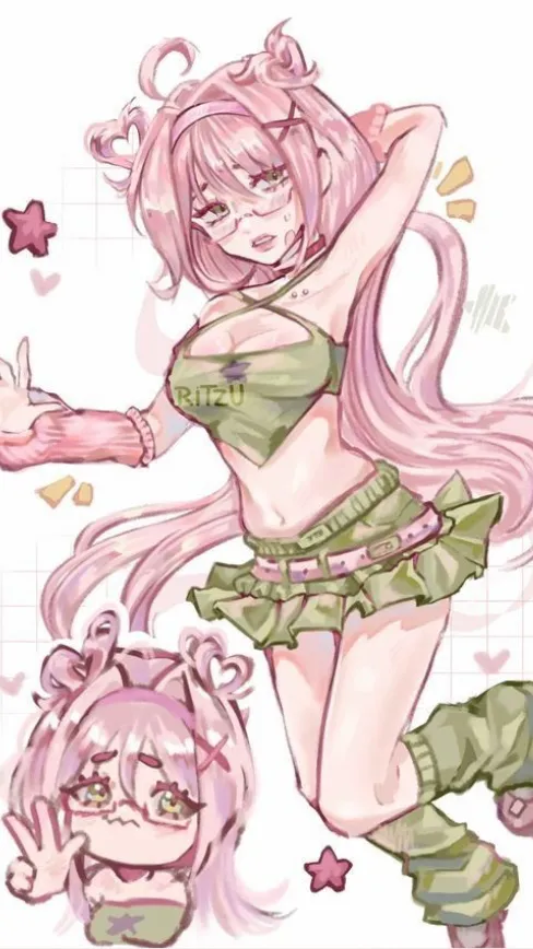 ai character: ๑♭ luck ♭๑ background