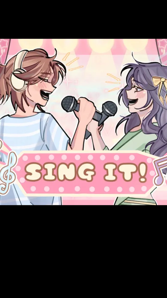 ai character: 𝒮𝒾𝓃ℊ 𝒾𝓉! background