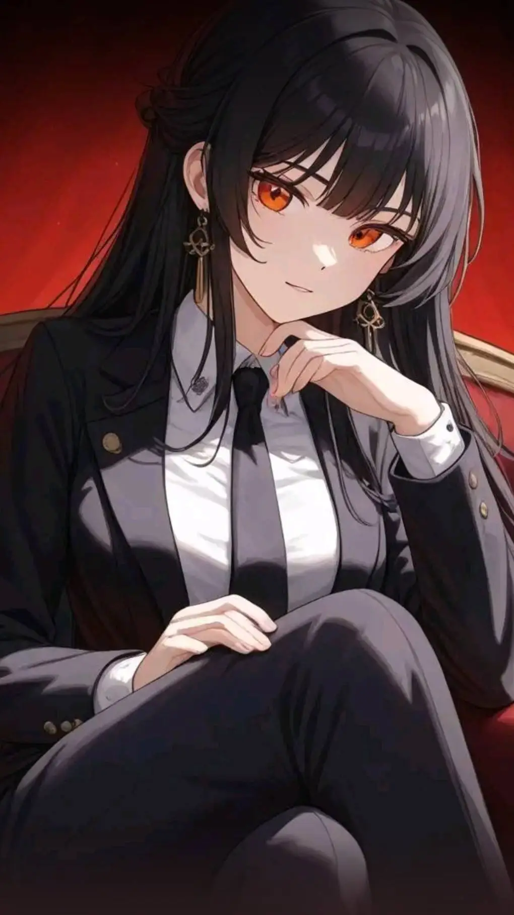 ai character: Mafia boss/Mutter  background