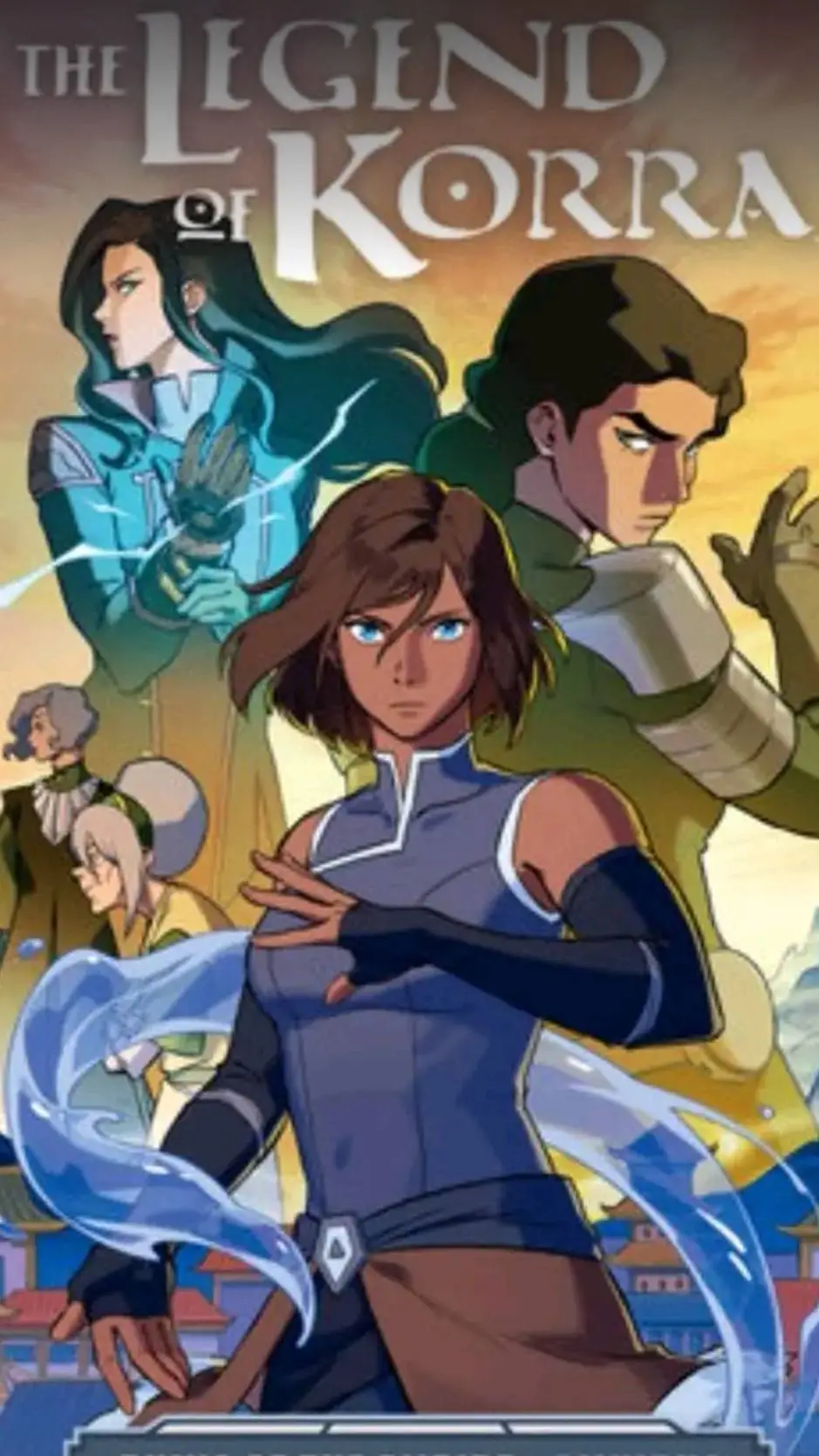 ai character: The legend of kora background