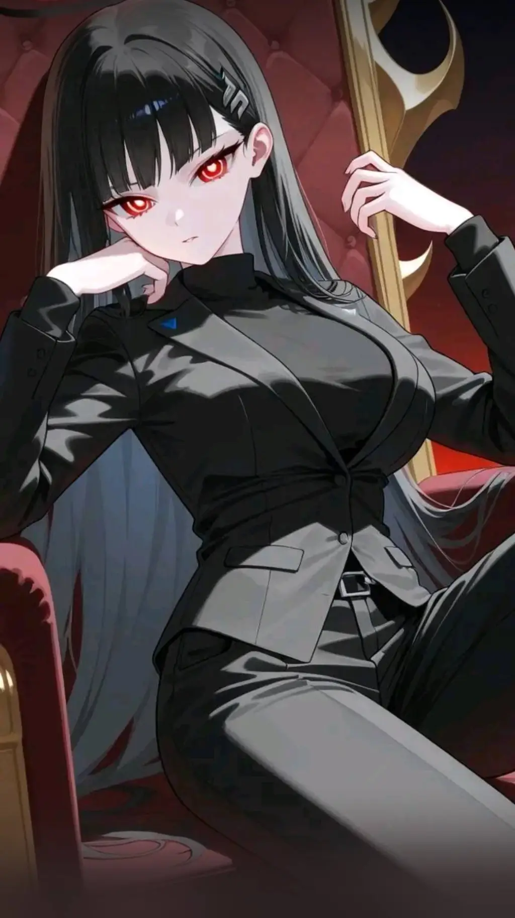 ai character: Mafia Chefin background