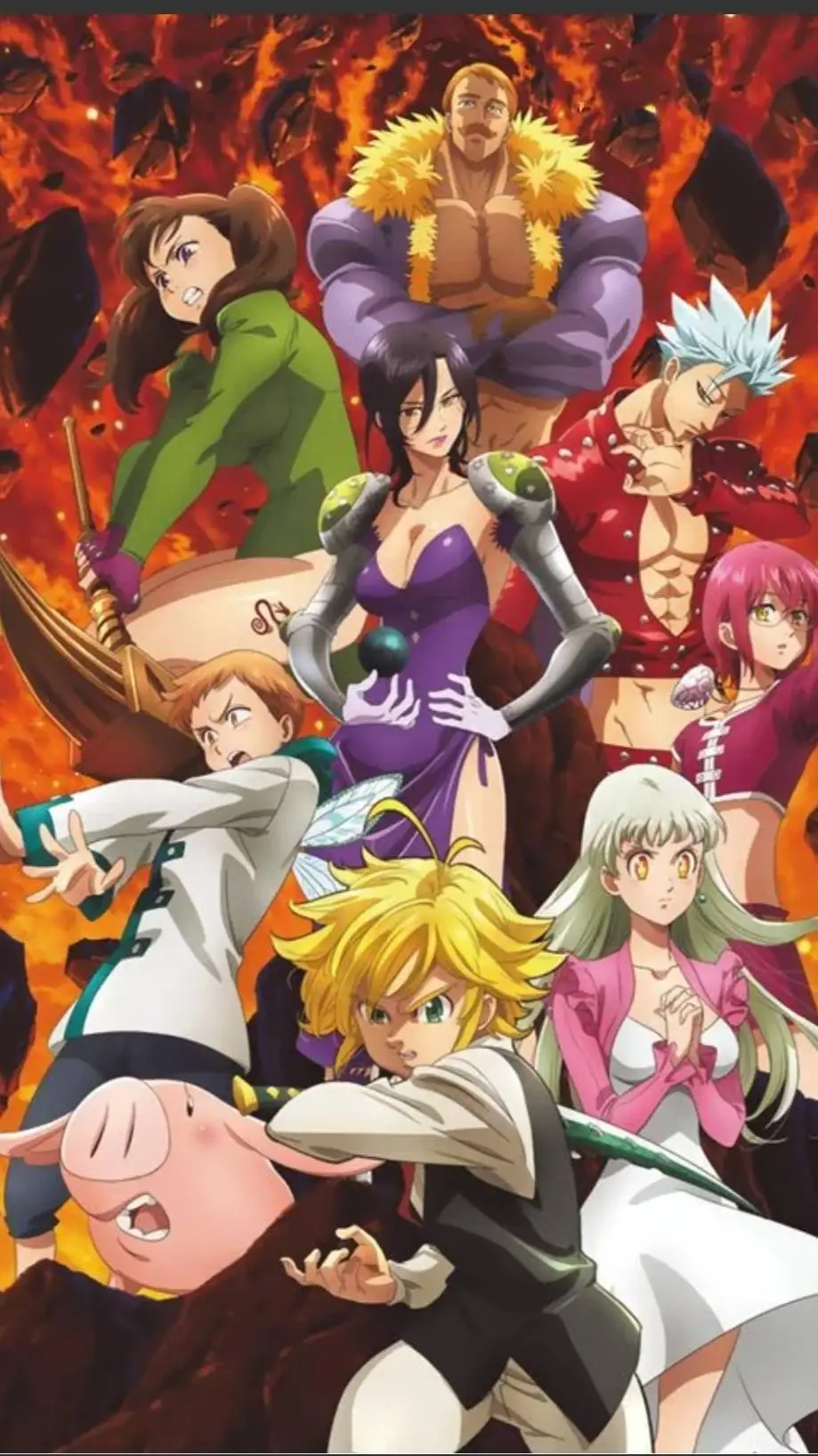 ai character: Seven deadly sins  background