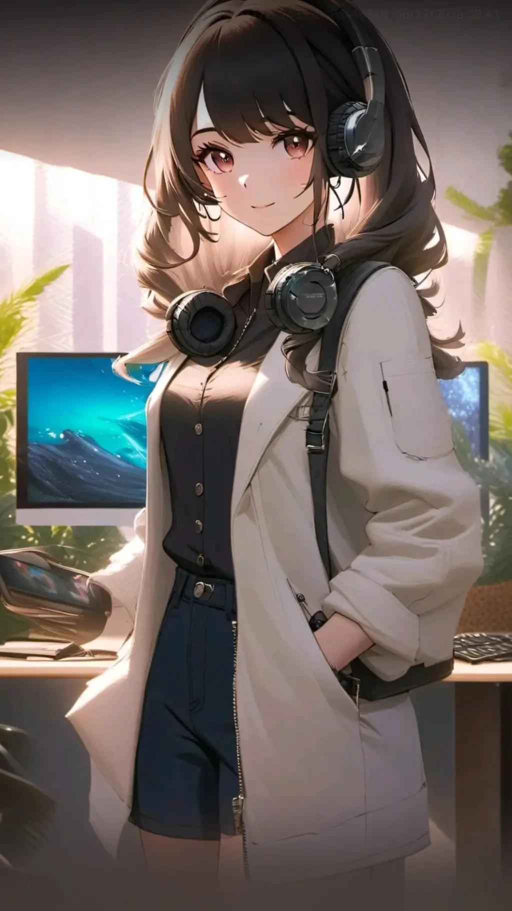 ai character: Ella  background
