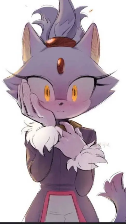 ai character: Blaze The Cat background