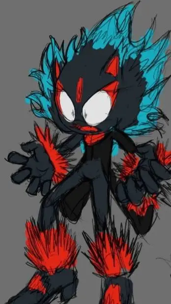 ai character: Charred Blaze background