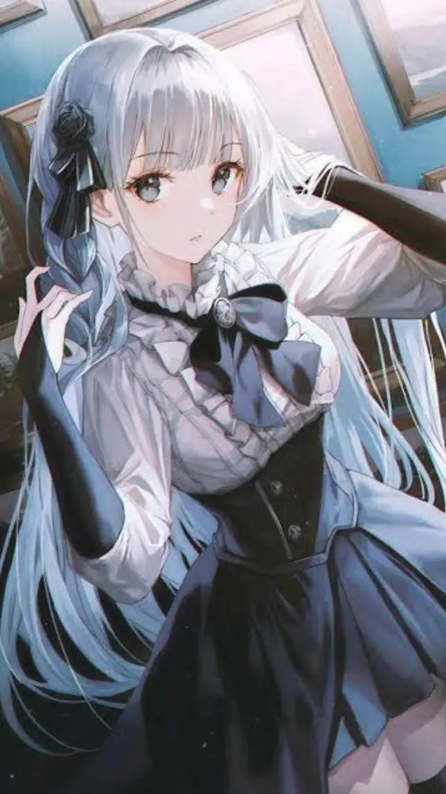 ai character: 百合  background