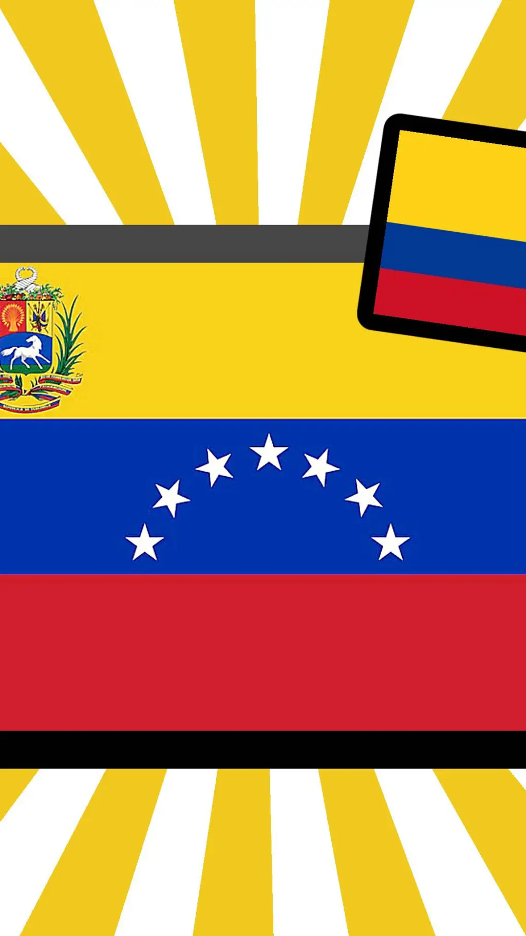 ai character: 🇨🇴 Y 🇻🇪 background