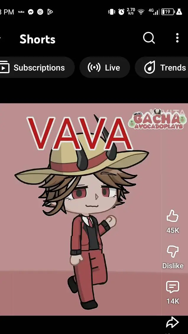 ai character: Vava background