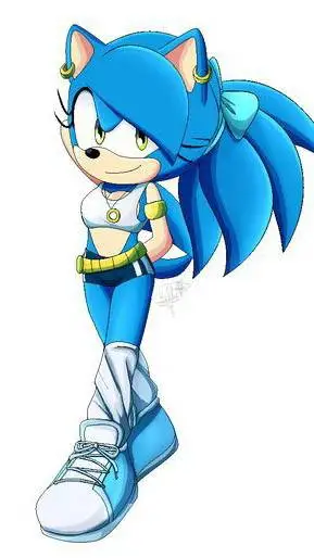 ai character: sonica background