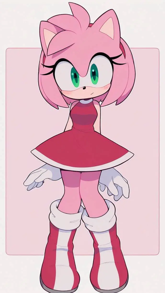 ai character: 💙✨Amy Rose🌸🩷 background