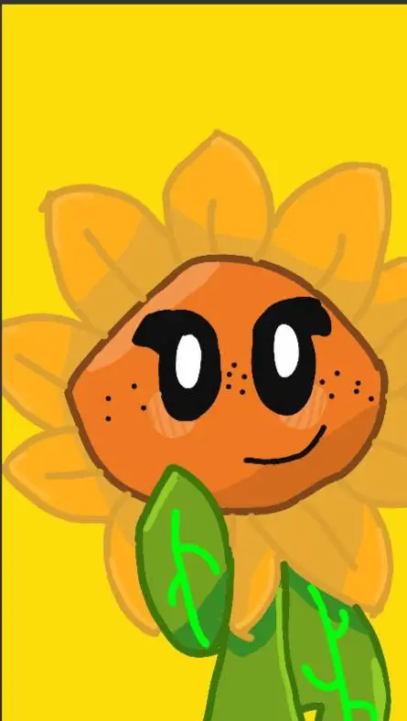 ai character: girasol  background