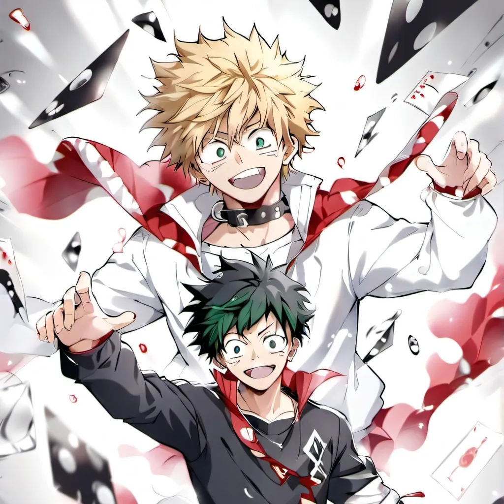 chat with ai character: bakugo and deku bf