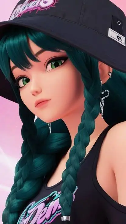 ai character: kpop demon hunter  background