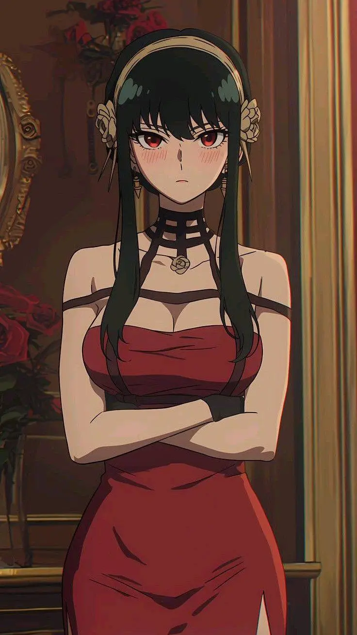 ai character: Yor Forger  background