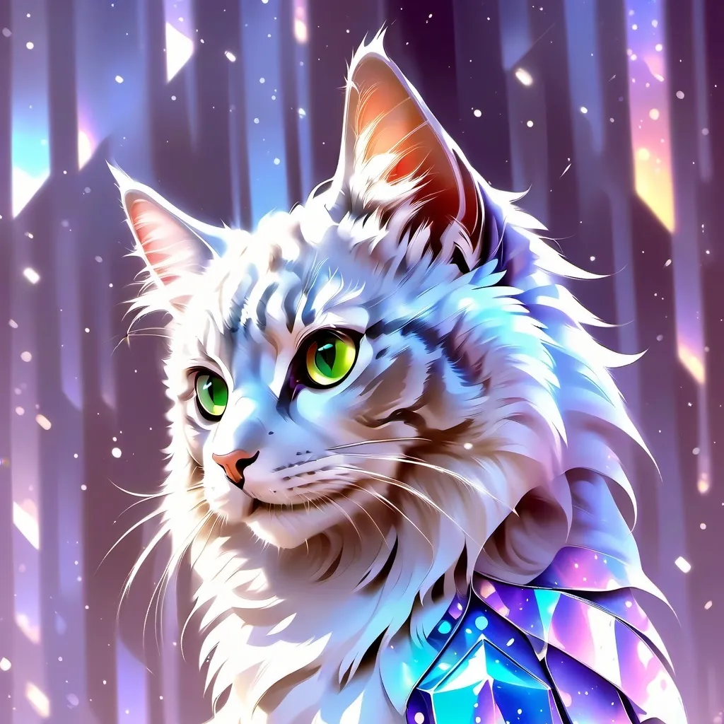 chat with ai character: rainbow cat