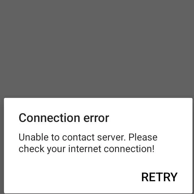 chat with ai character: connection error