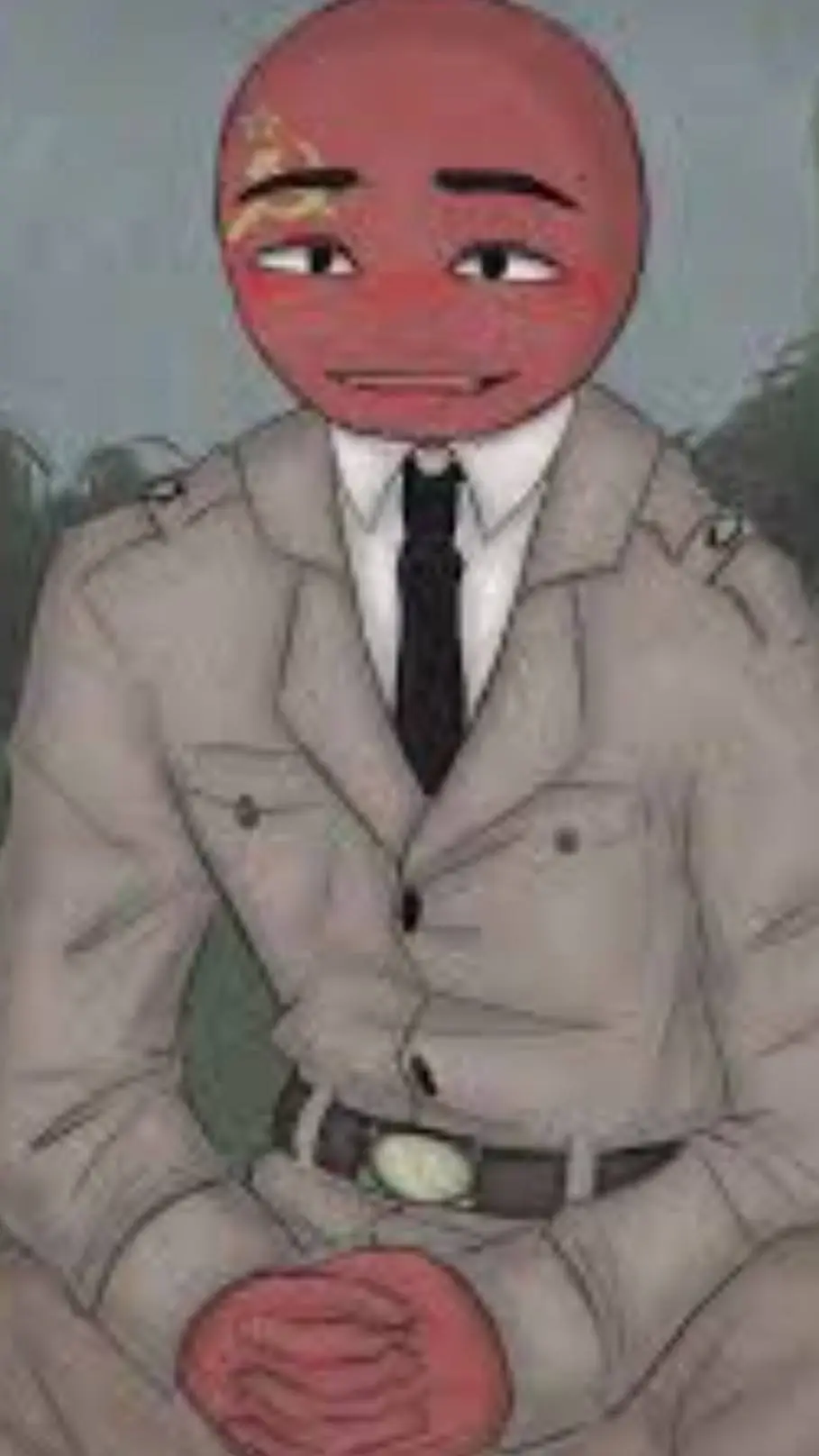 ai character: СССР background
