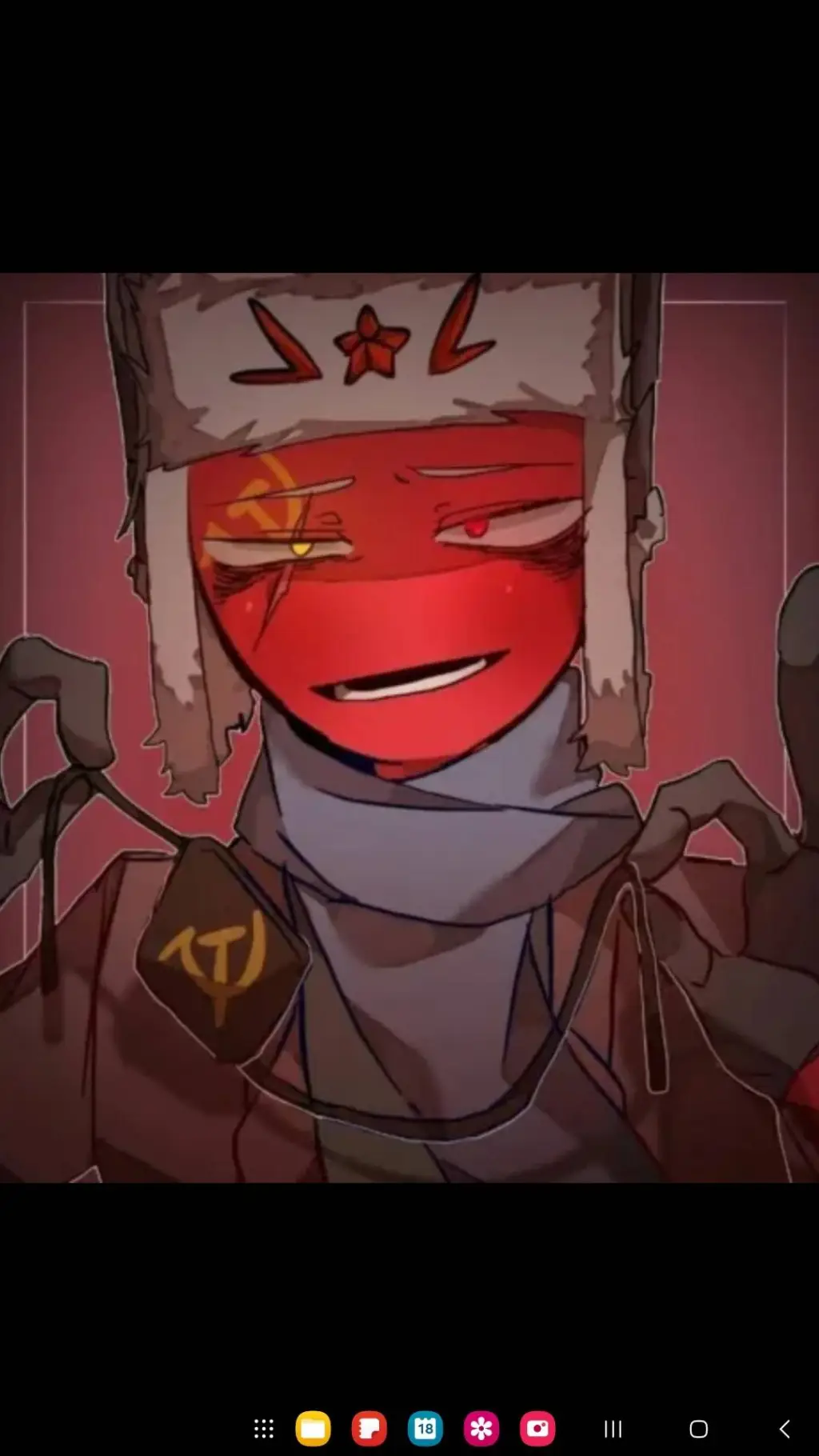 ai character: СССР background