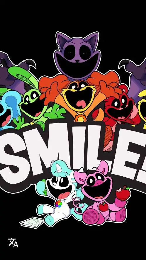ai character: Smiling Critters  background