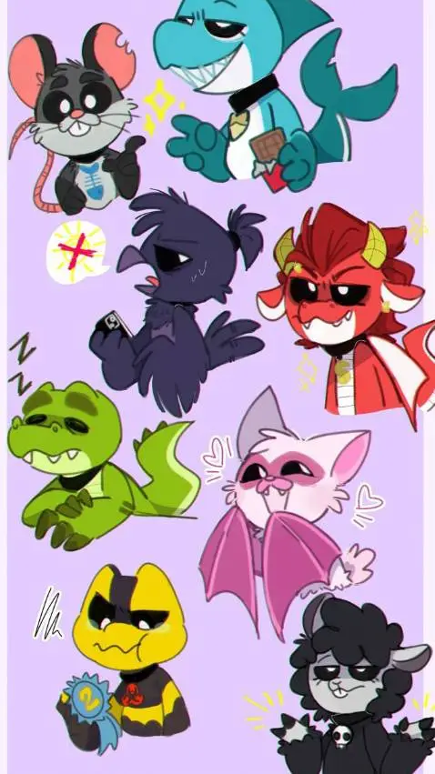 ai character: Nightmare Critters background