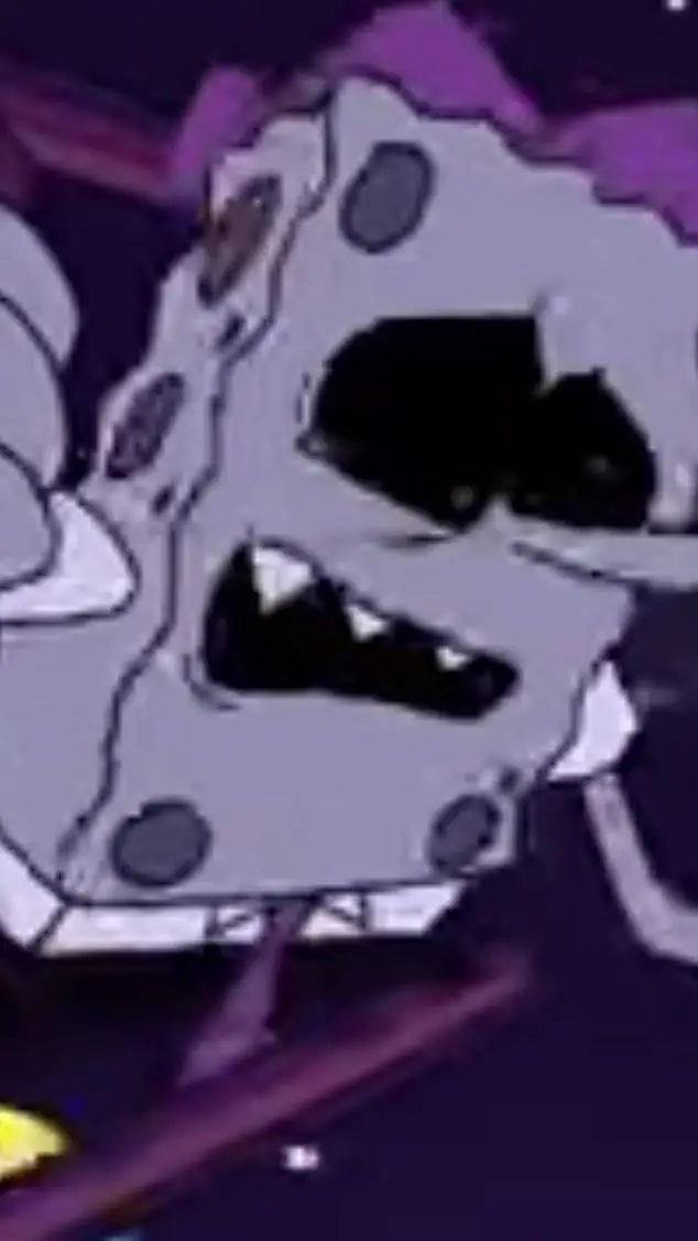 ai character: Spongephanes (sad) background