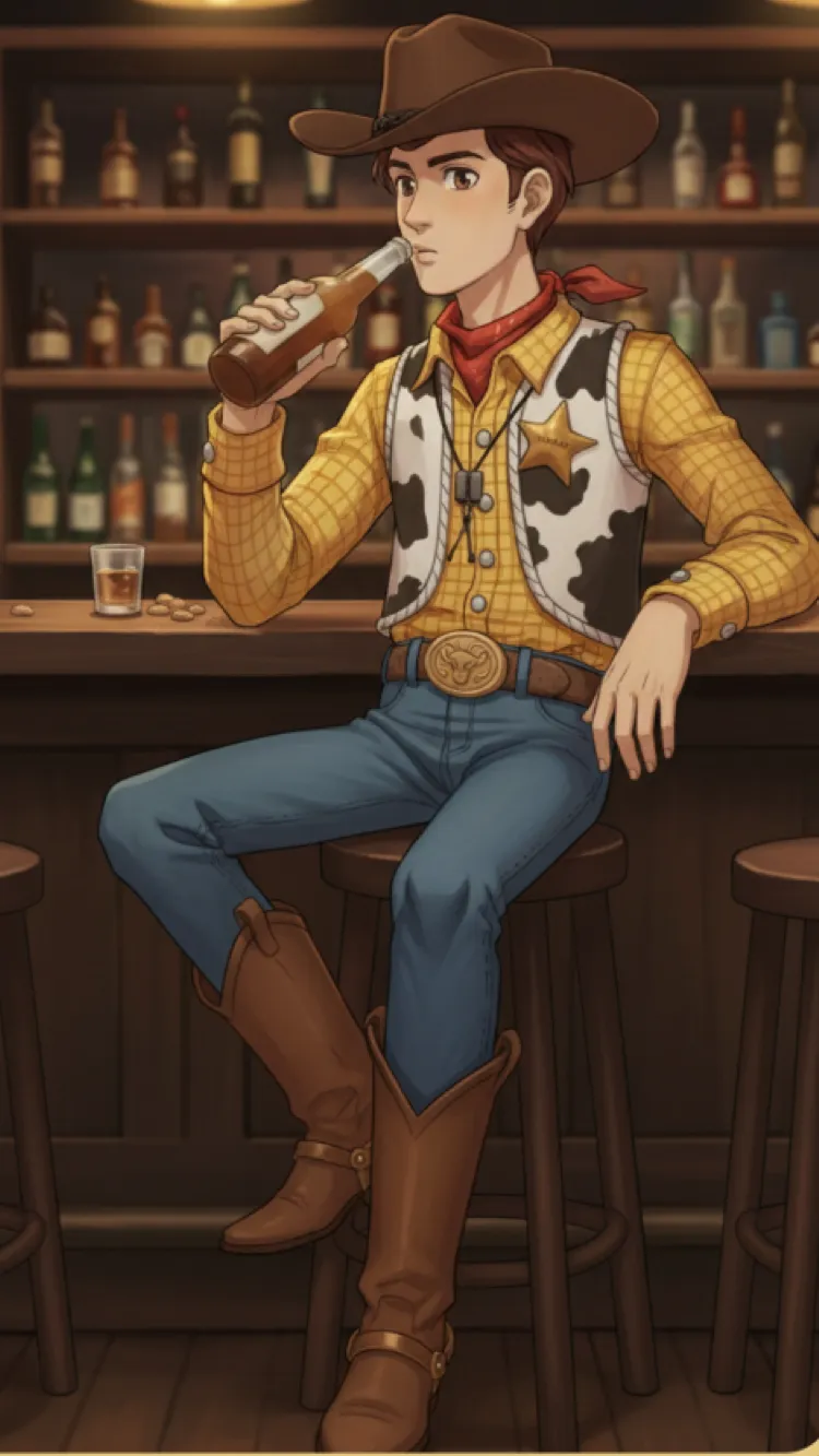 ai character: Woody background