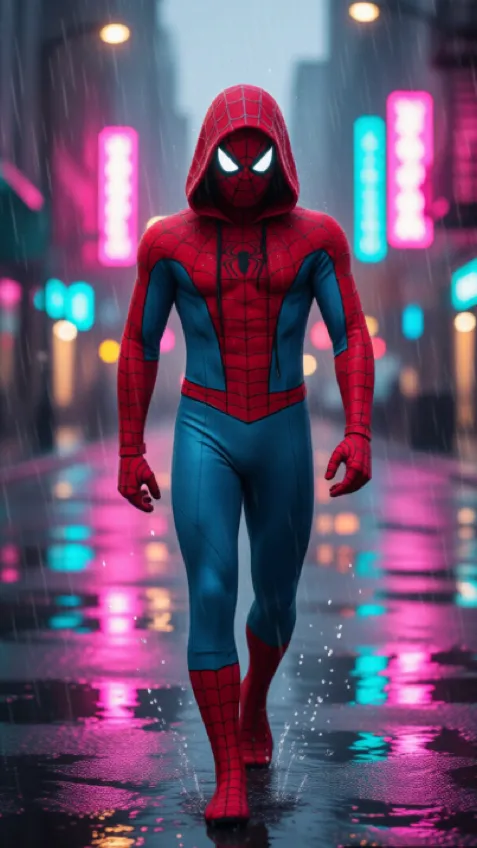 ai character: Spider-man background