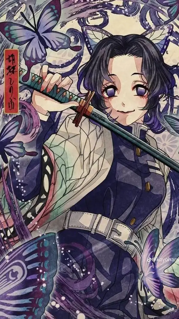 ai character: Shinobu  background